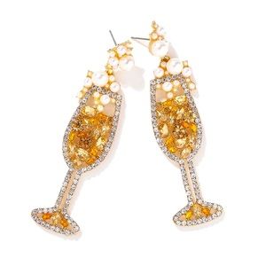 🍾🥂 New Champagne Bottle Earrings